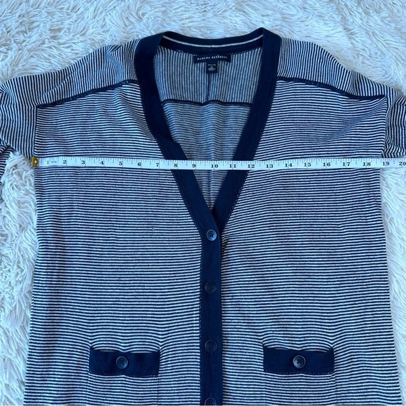 Banana Republic Cotton Modal Wool Blend Cardigan Size Petite Medium - Picture 6 of 8